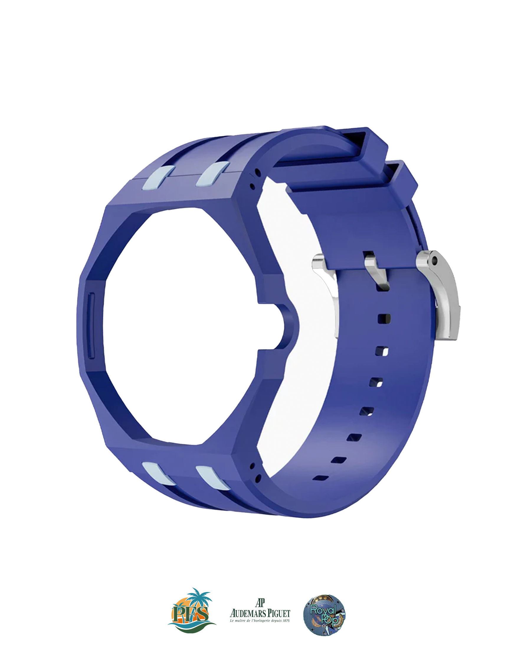 Lan Ba Swatch x AP Royal Pop Rubber Case-Strap