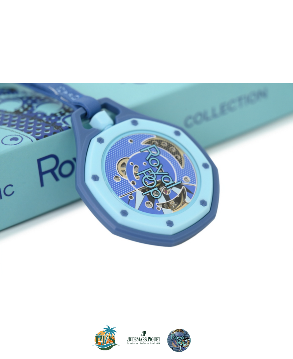 Lan Ba Swatch x AP Royal Pop Rubber Case-Strap