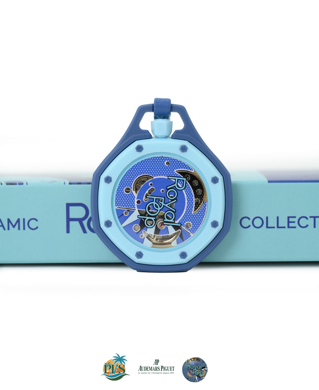 Lan Ba Swatch x AP Royal Pop Rubber Case-Strap