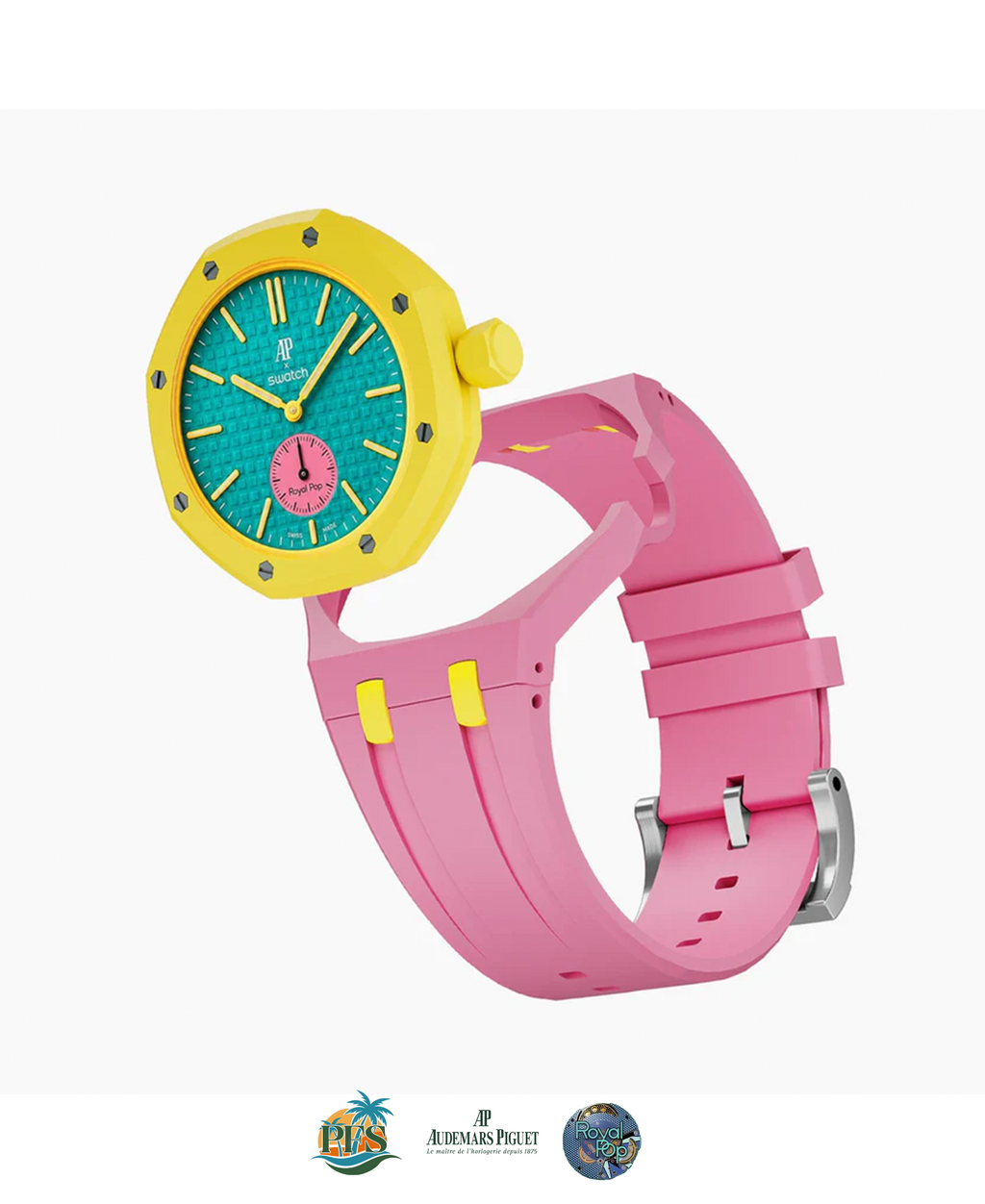 OTG Roz Swatch x AP Royal Pop with Rubber Case-Strap