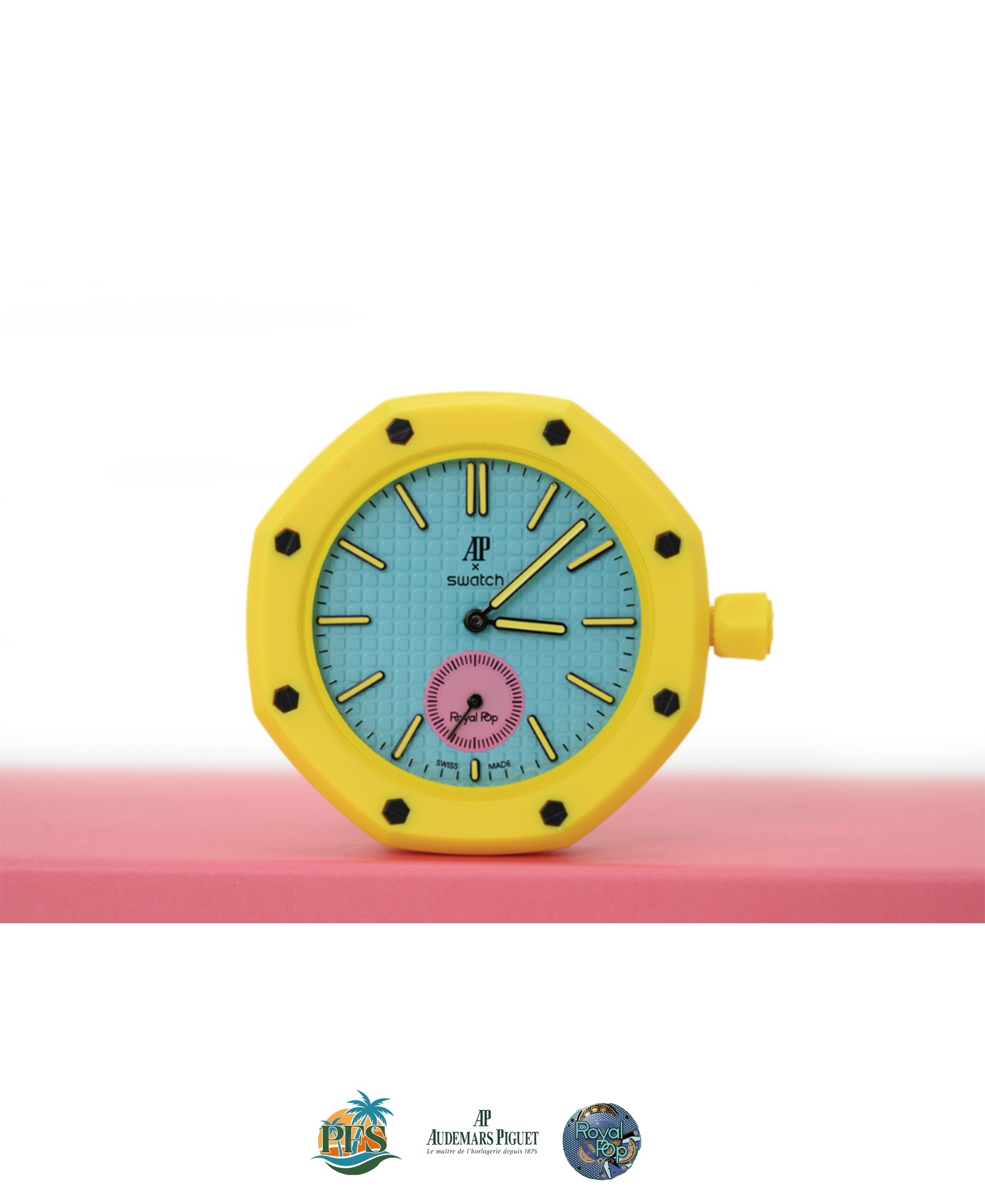 OTG Roz Swatch x AP Royal Pop with Rubber Case-Strap