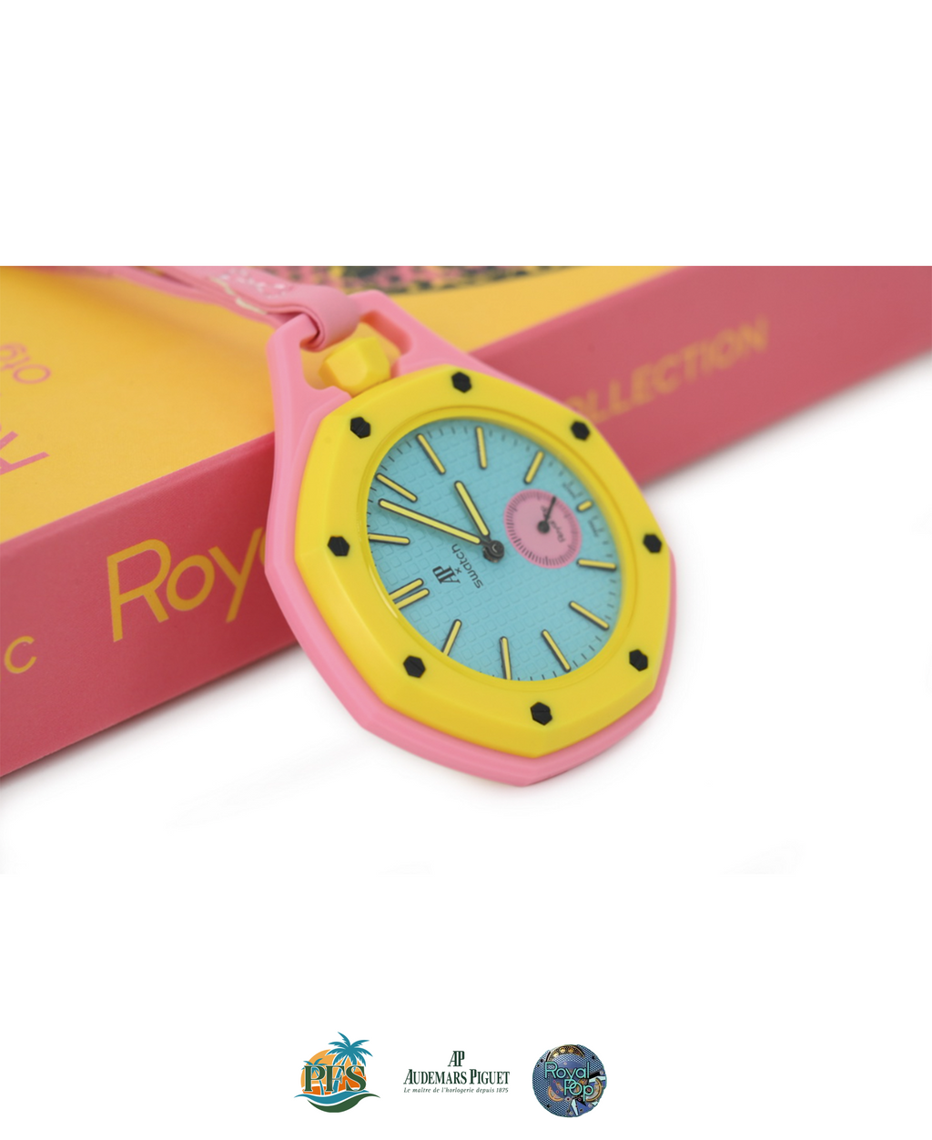 OTG Roz Swatch x AP Royal Pop with Rubber Case-Strap