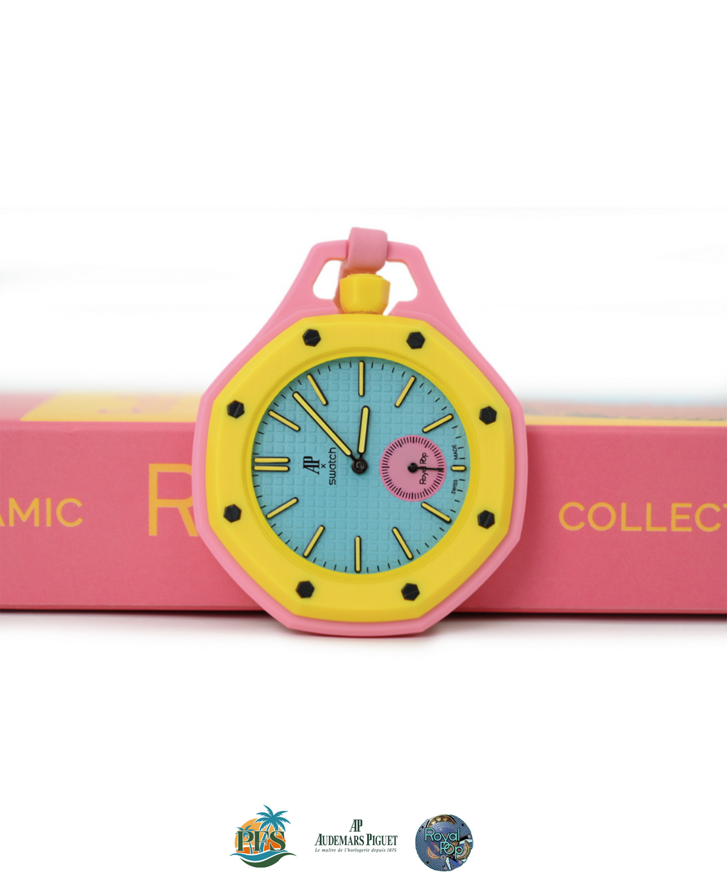 OTG Roz Swatch x AP Royal Pop with Rubber Case-Strap
