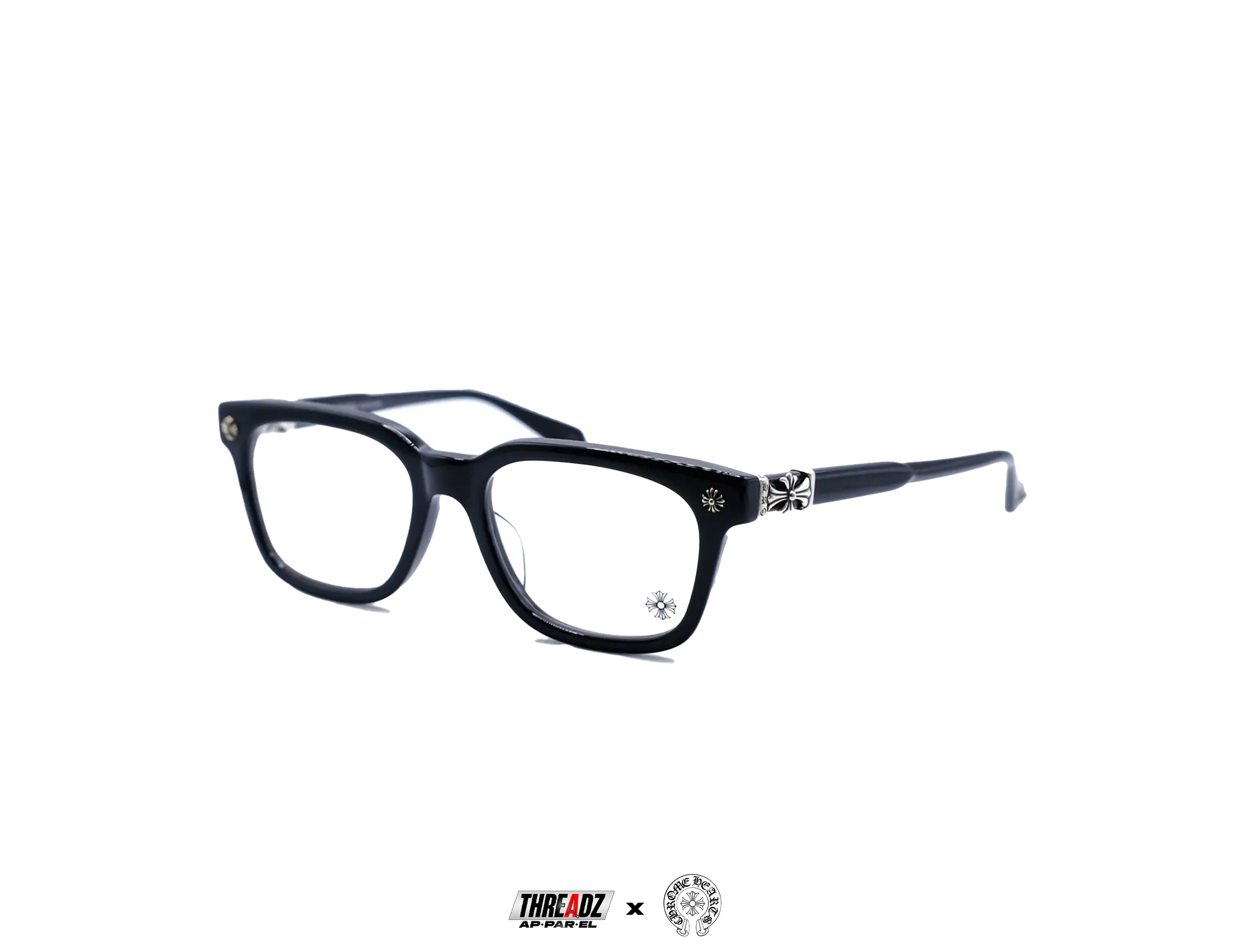 CHROME HEARTS COX UCKER BLACK / 18K GOLD PLATED
