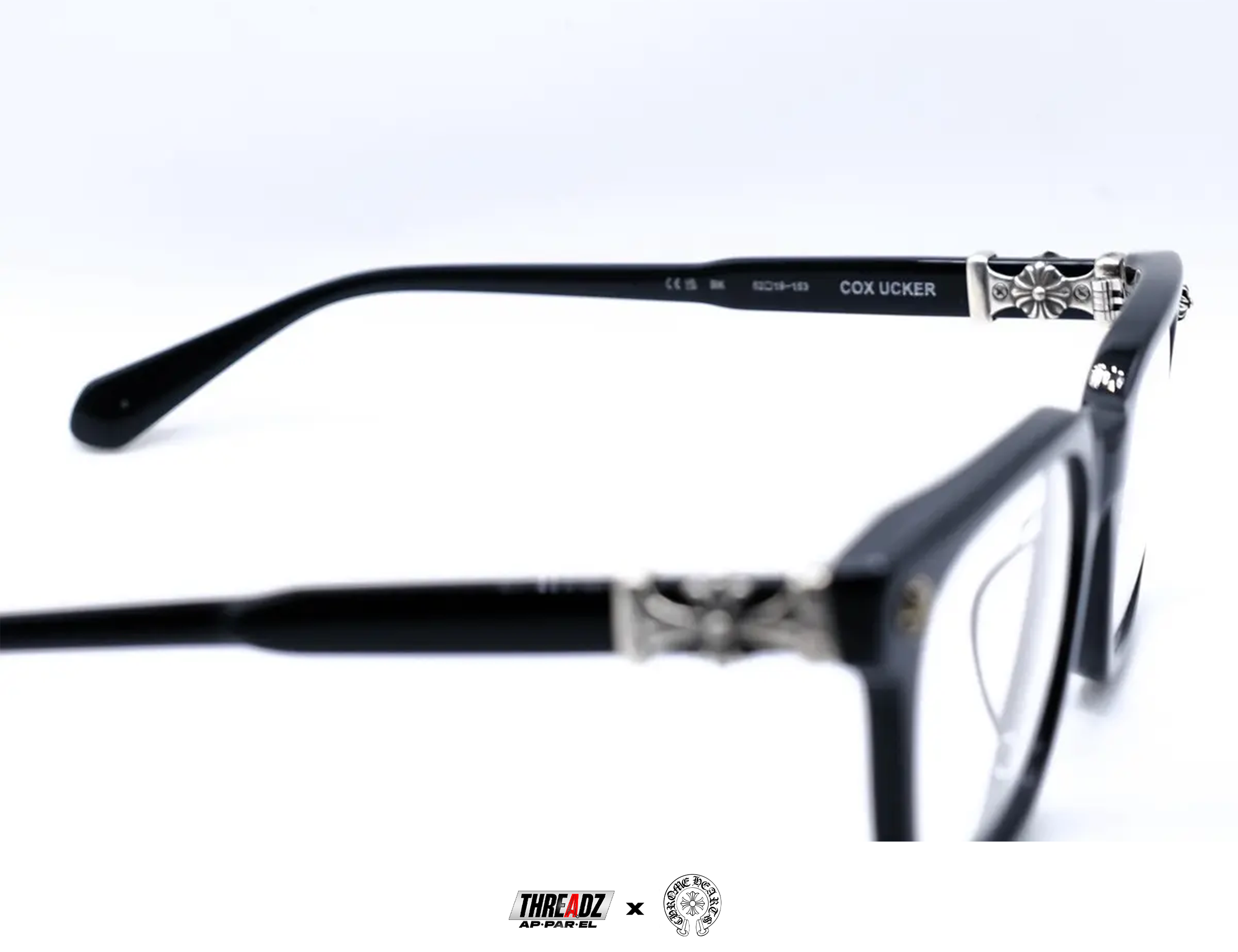 CHROME HEARTS COX UCKER BLACK / 18K GOLD PLATED
