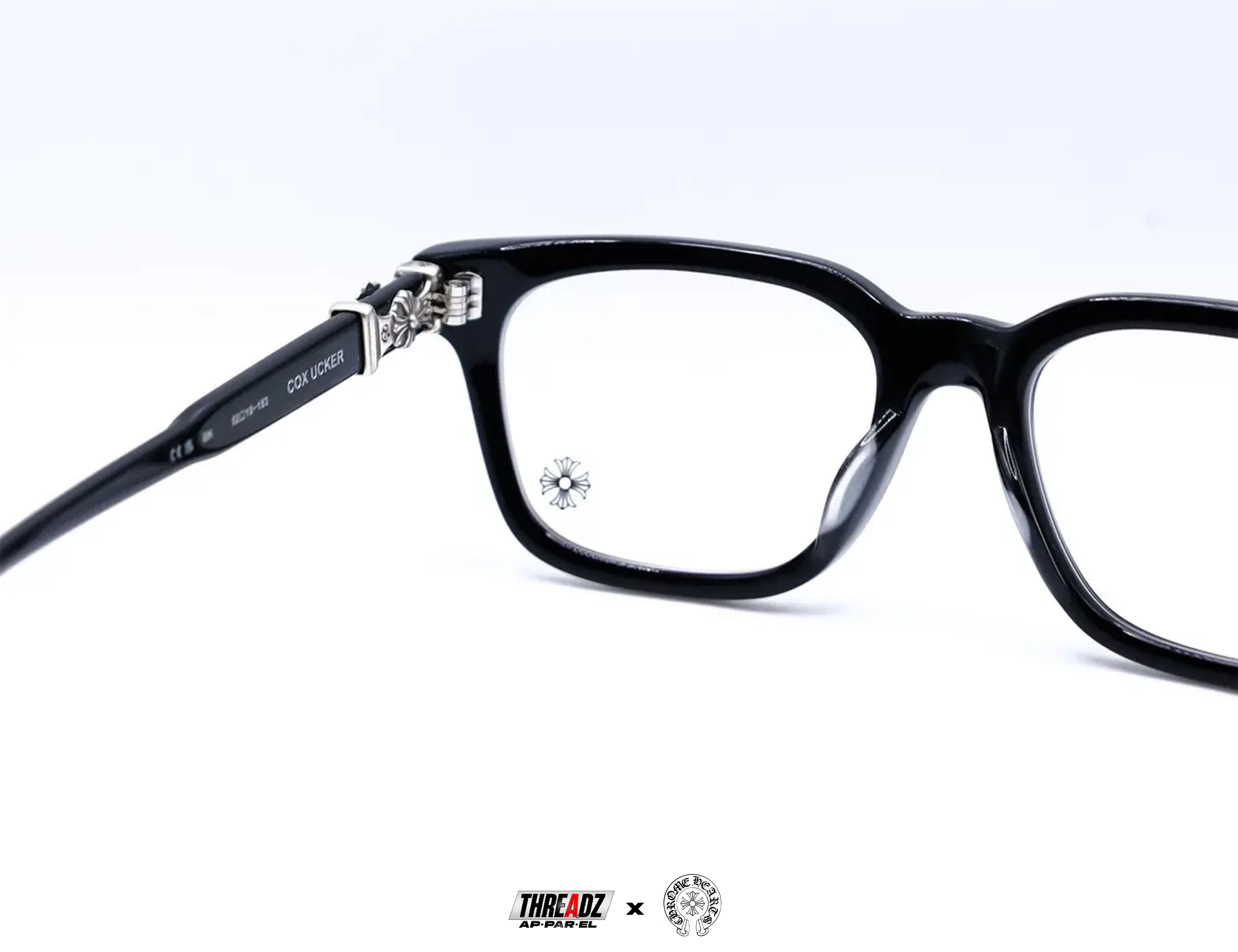 CHROME HEARTS COX UCKER BLACK / 18K GOLD PLATED
