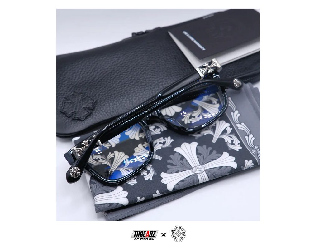 CHROME HEARTS COX UCKER BLACK / 18K GOLD PLATED