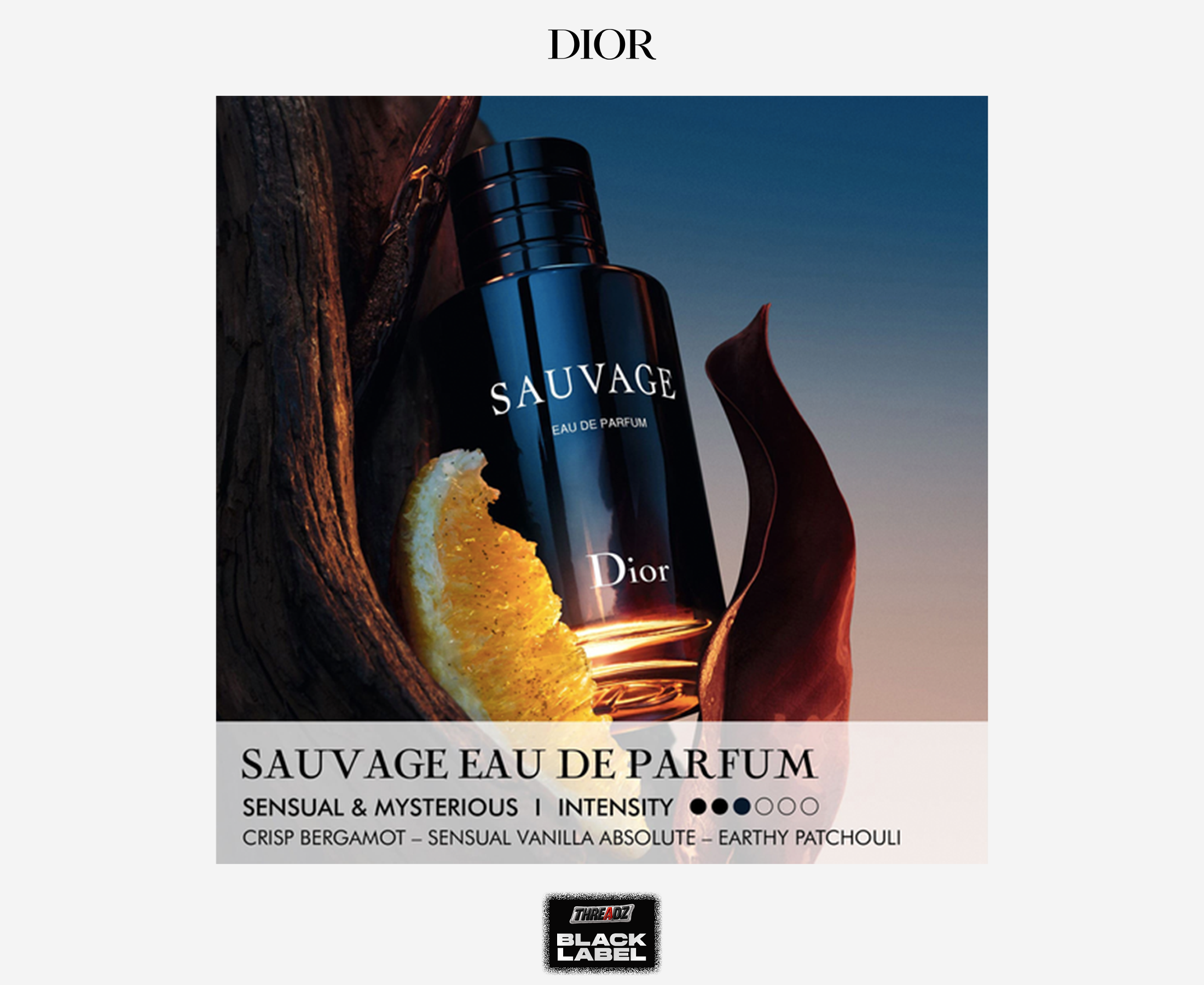 DIOR [Sauvage] Eau de Parfum 3.4oz