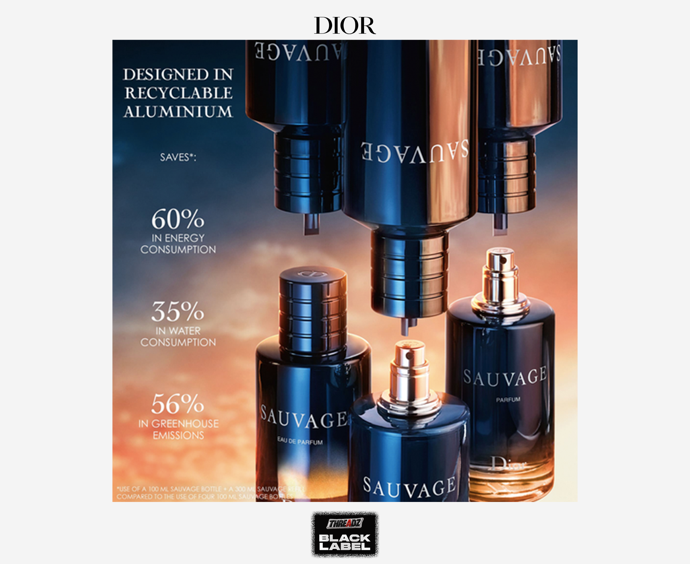 DIOR [Sauvage] Eau de Parfum 3.4oz
