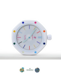 Huit Blanc [Swatch x AP Royal Pop] with Rubber Case-Strap