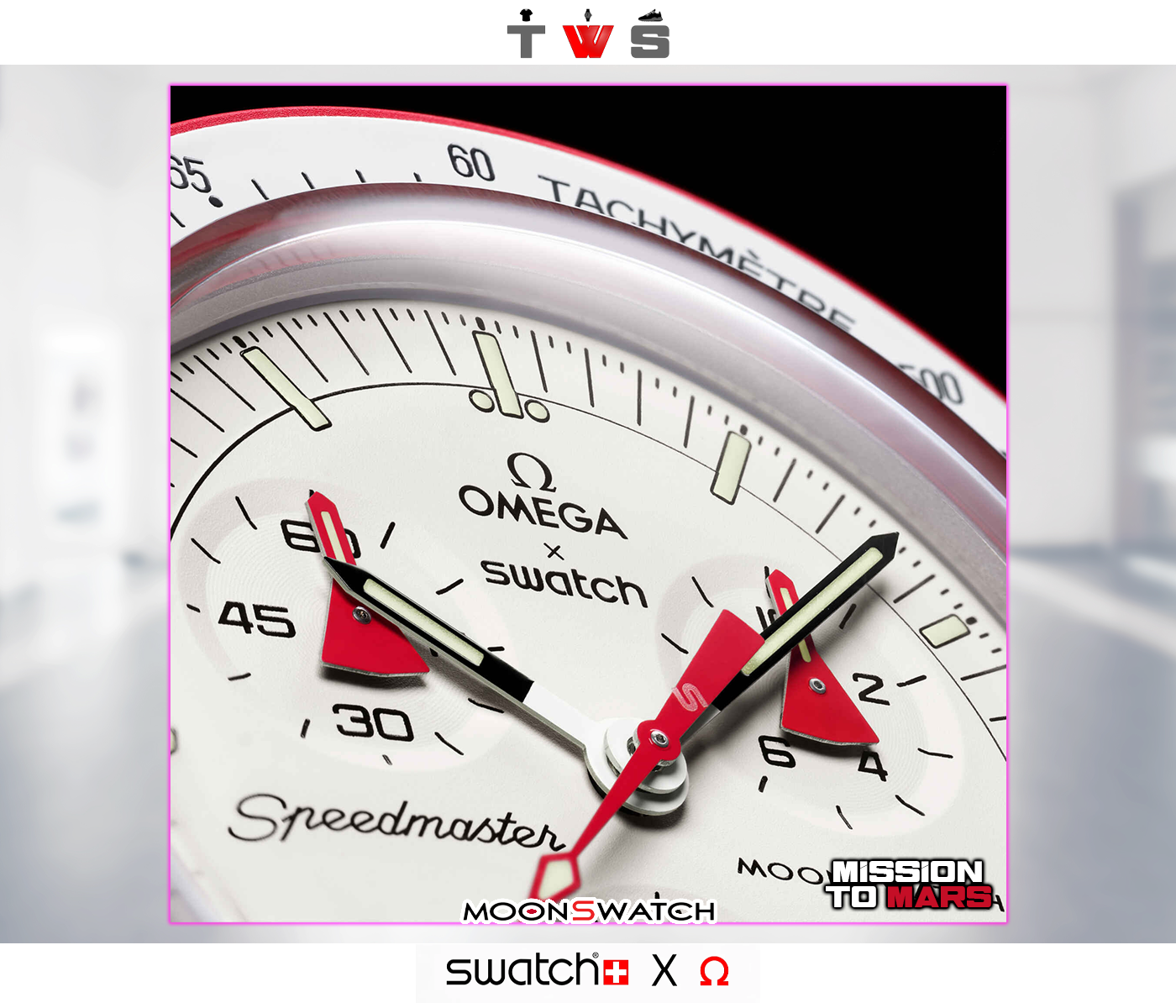 Swatch x Omega Moonswatch Mission to "MARS"