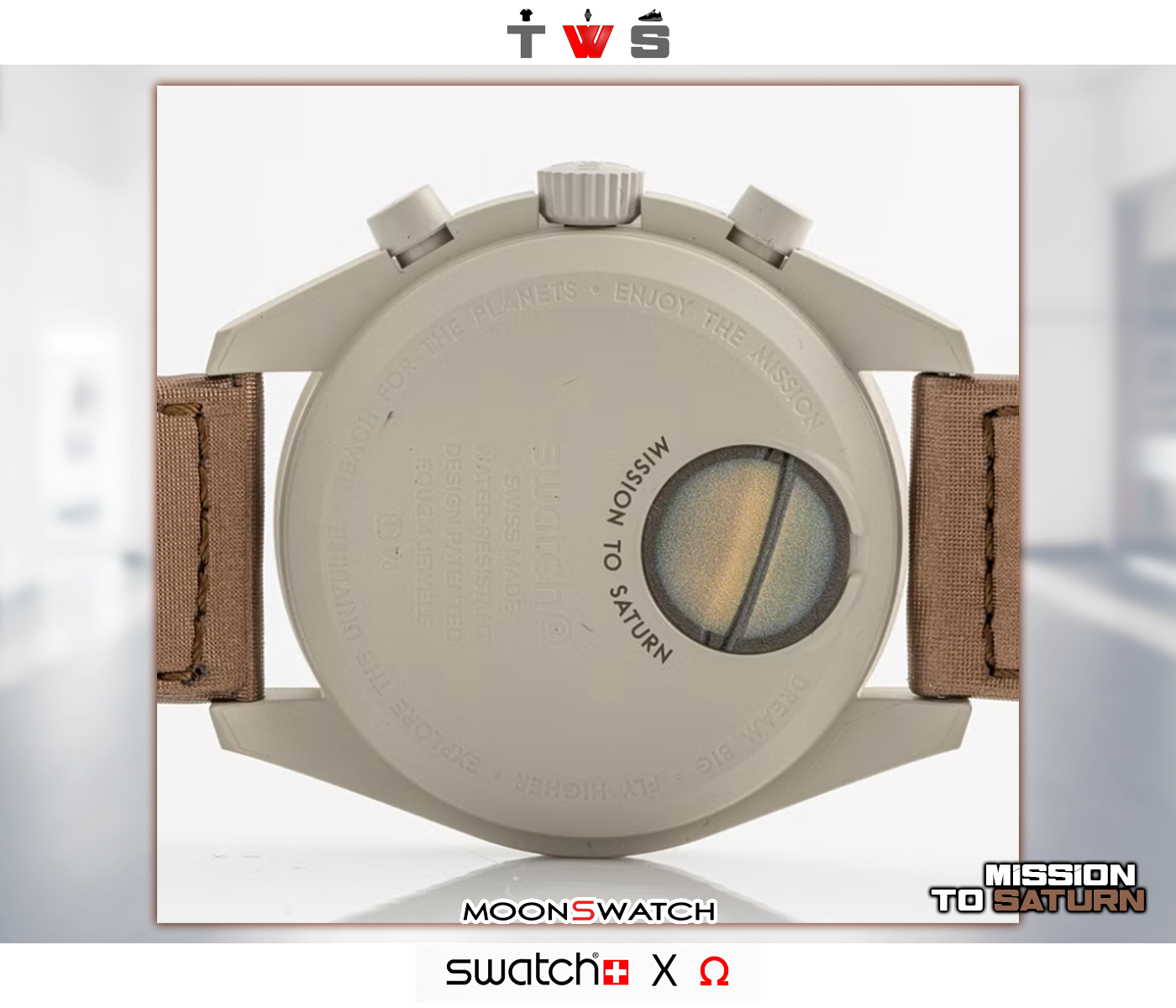 Swatch x Omega Moonswatch Mission to "Saturn"