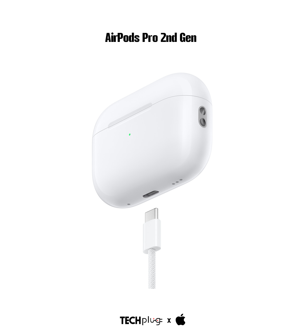 Apple (REFURBISHED) or (NEW) AirPods Pro 2nd Gen w/MagSafe case (USB-C)