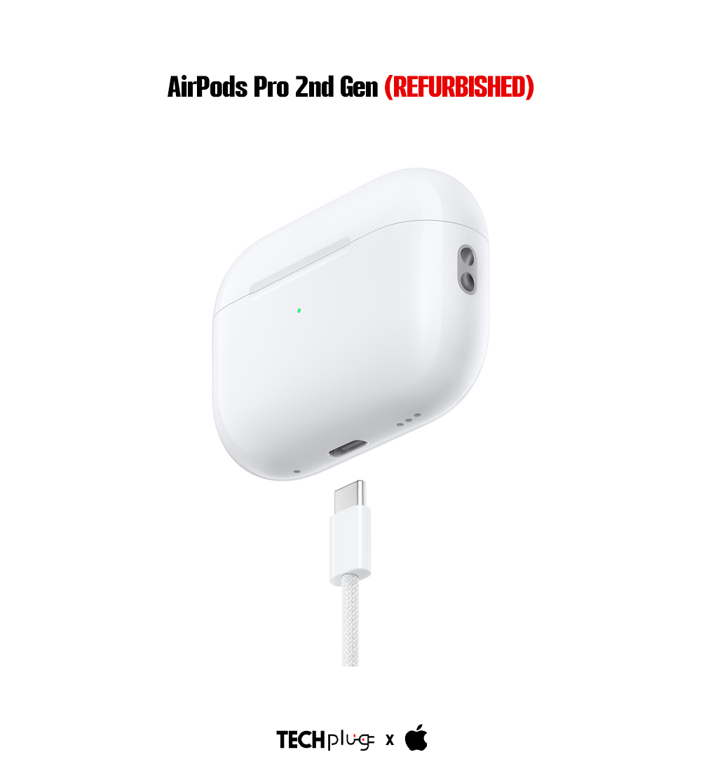 Apple (REFURBISHED) or (NEW) AirPods Pro 2nd Gen w/MagSafe case (USB-C)