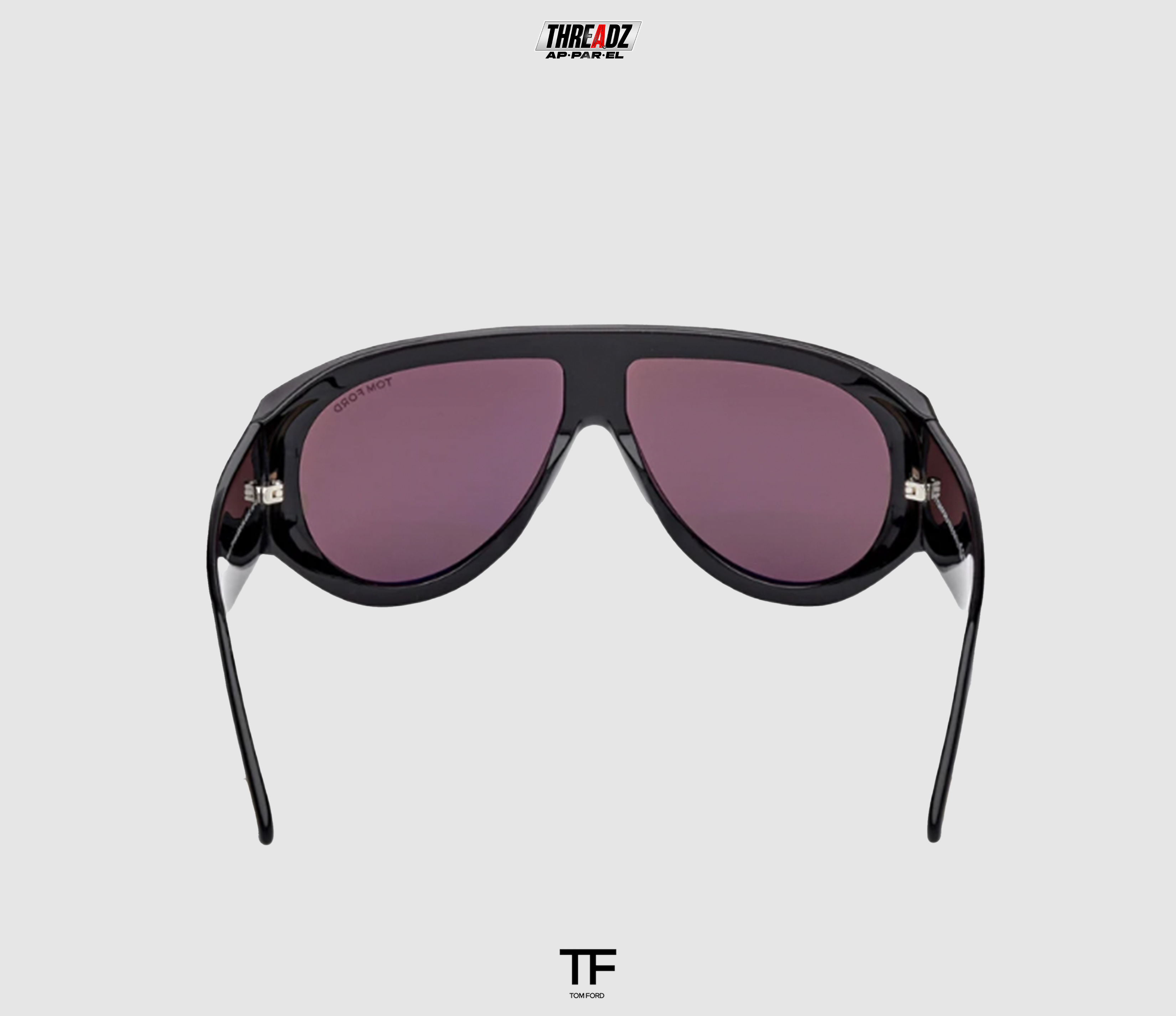 [TOM FORD] Men's Bronson T-Logo Shield Sunglasses