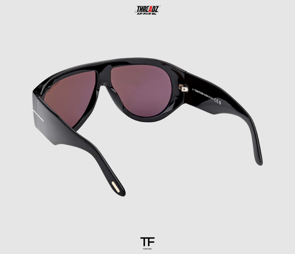 [TOM FORD] Men's Bronson T-Logo Shield Sunglasses