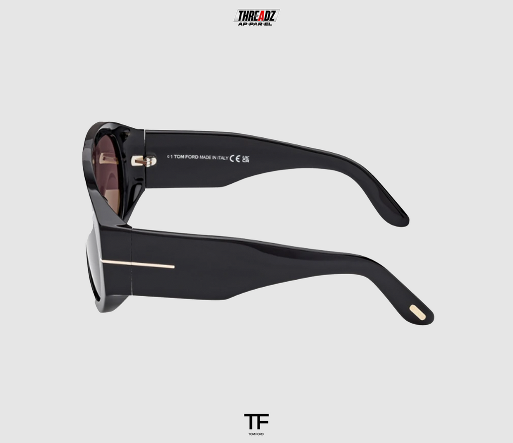 [TOM FORD] Men's Bronson T-Logo Shield Sunglasses