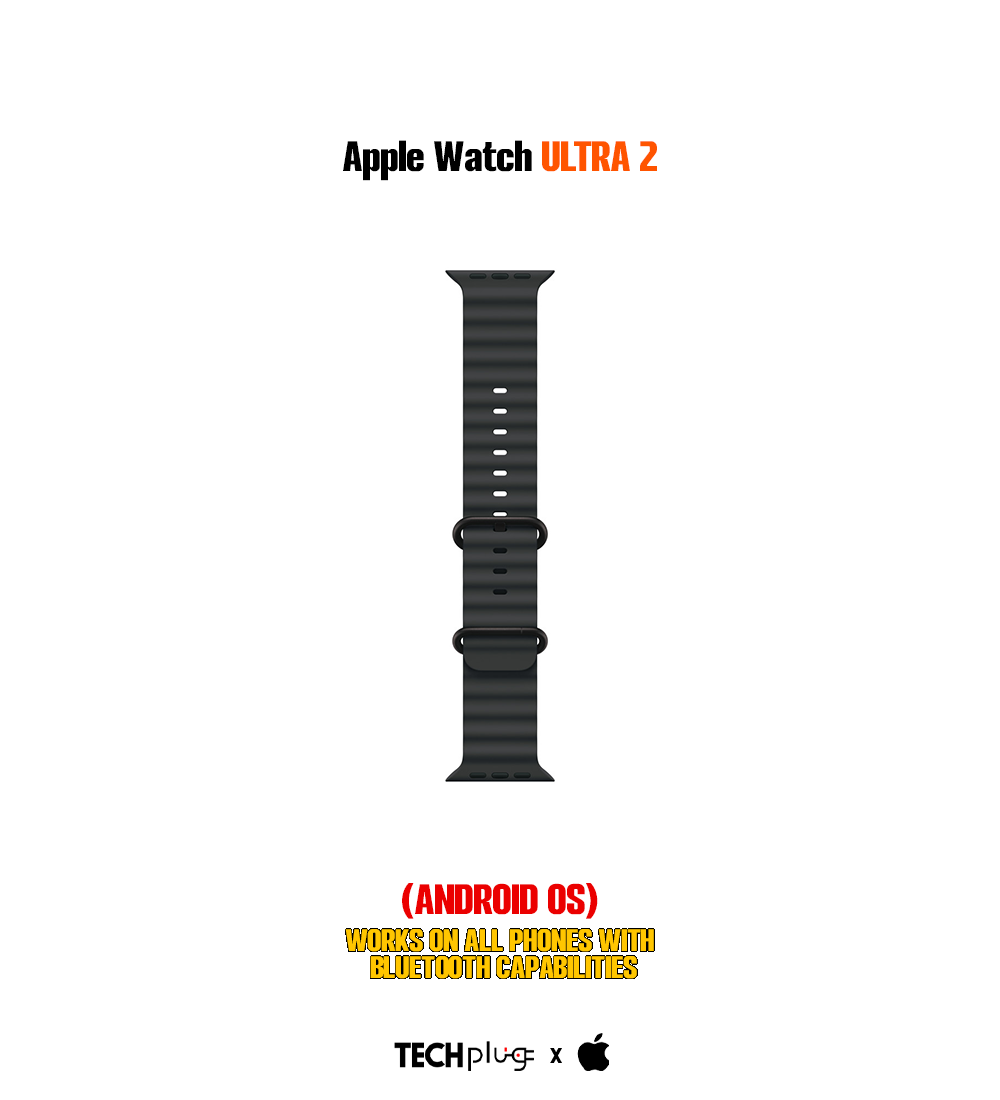 ULTRA Smart Watch (android OS) Black and Titanium Case