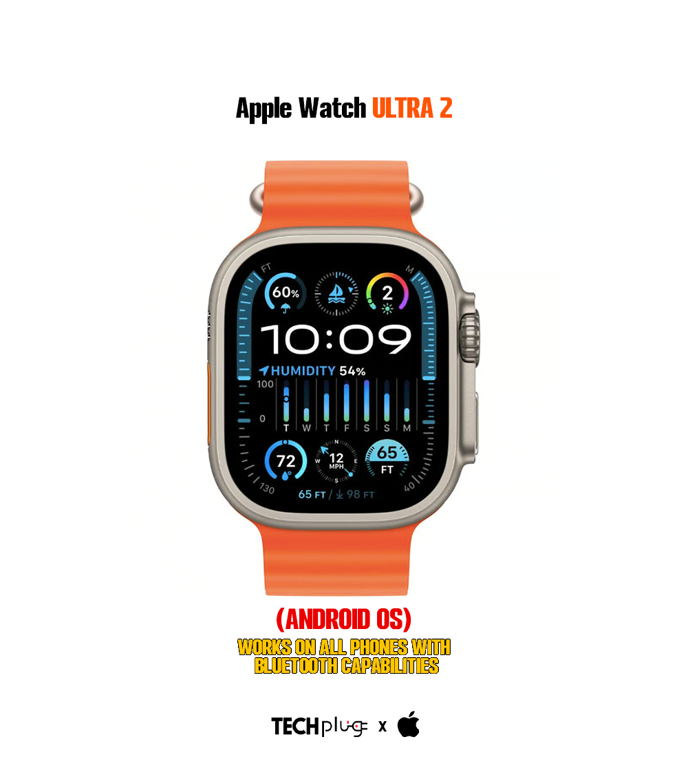 ULTRA Smart Watch (android OS) Black and Titanium Case