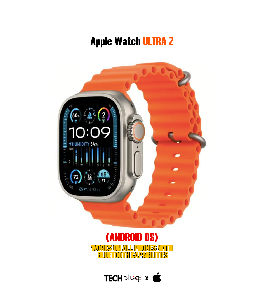 ULTRA Smart Watch (android OS) Black and Titanium Case