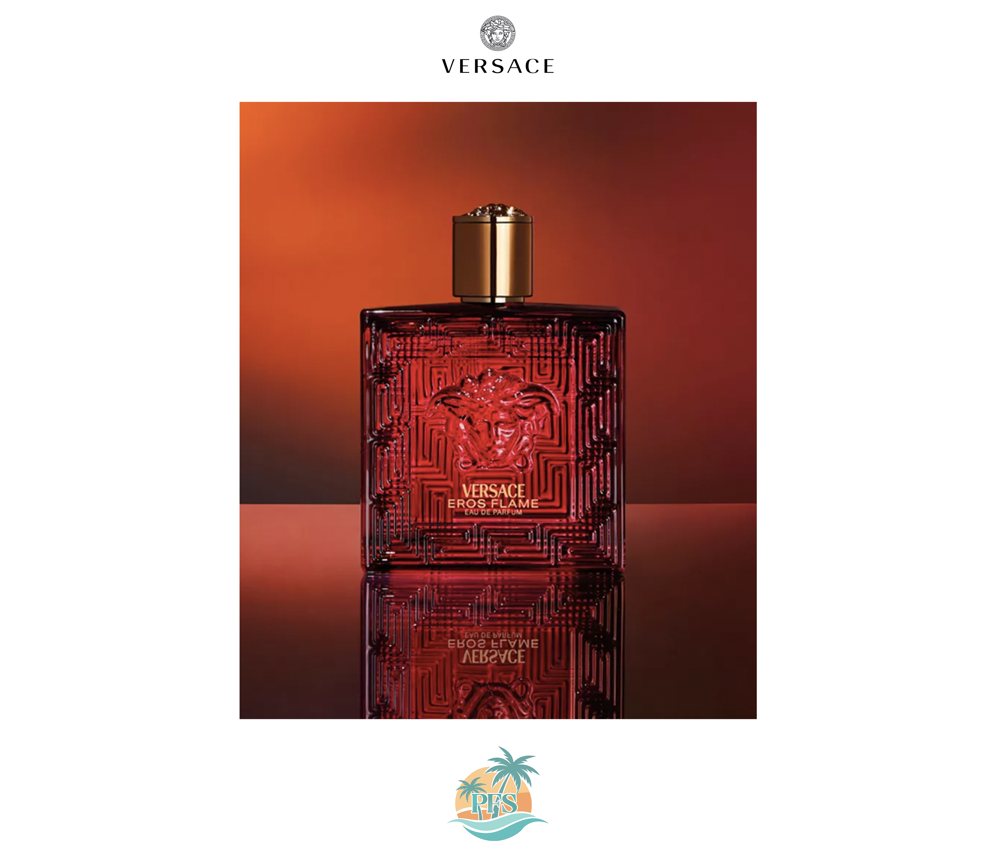 Versace [Eros=Flame] Eau de Parfum 3.4oz